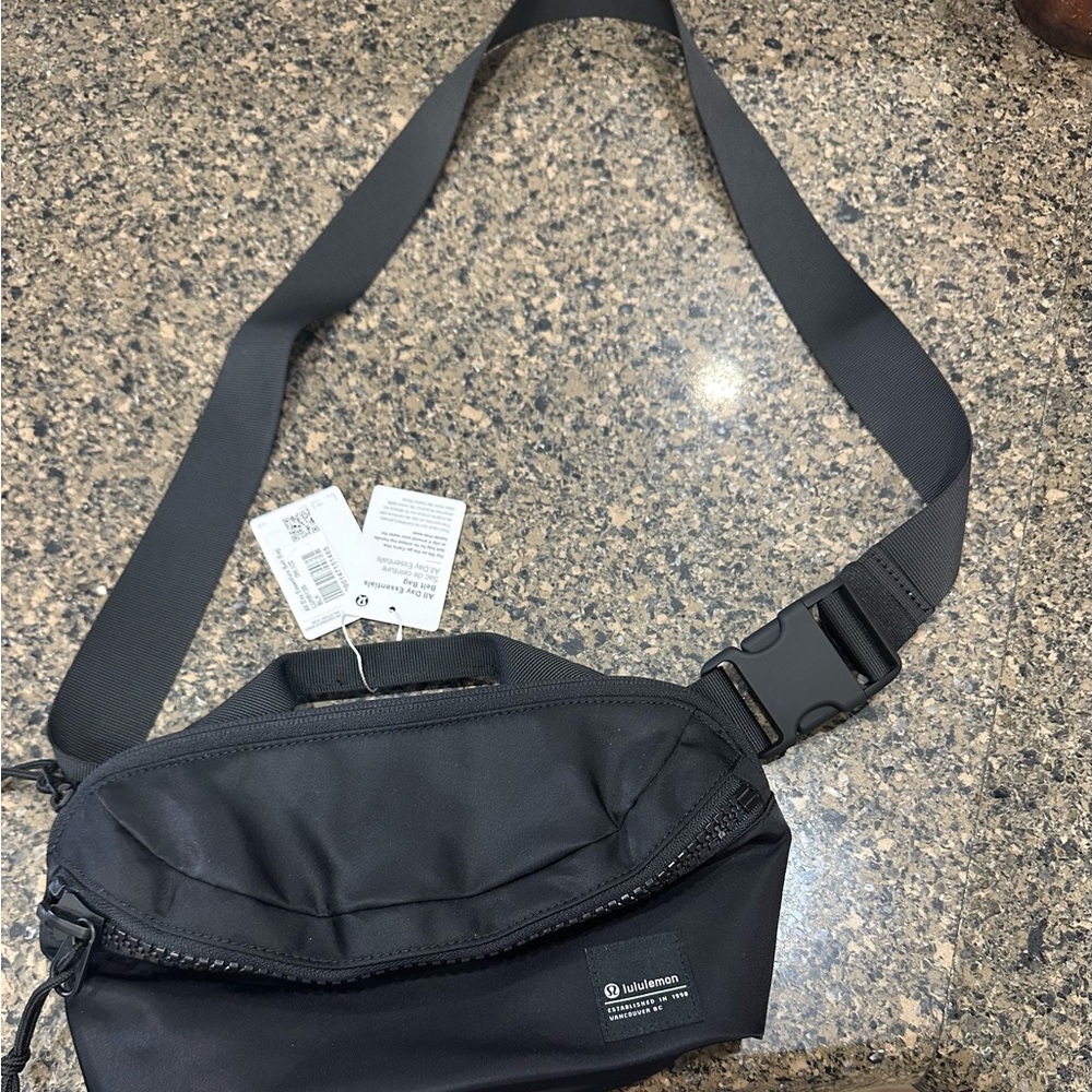 lululemon athletica Black Belt Bag Adjustable Strap